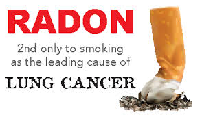 RADON 2nd only to smoking as the leading cause of lung cancer